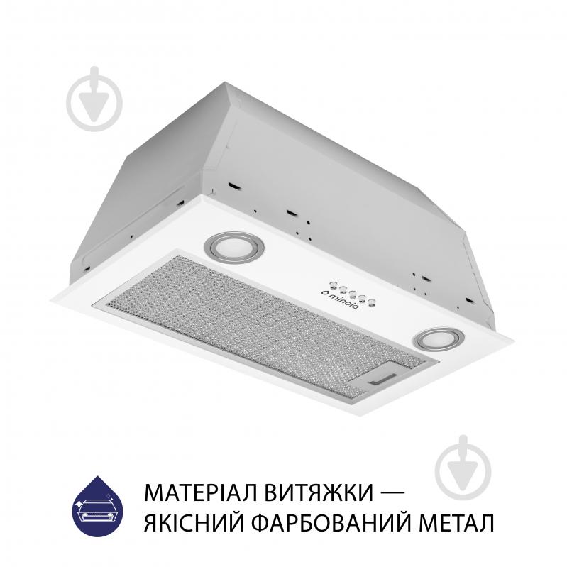 Вытяжка Minola HBI 5722 WH 1200 LED полновстраиваемая - фото 2