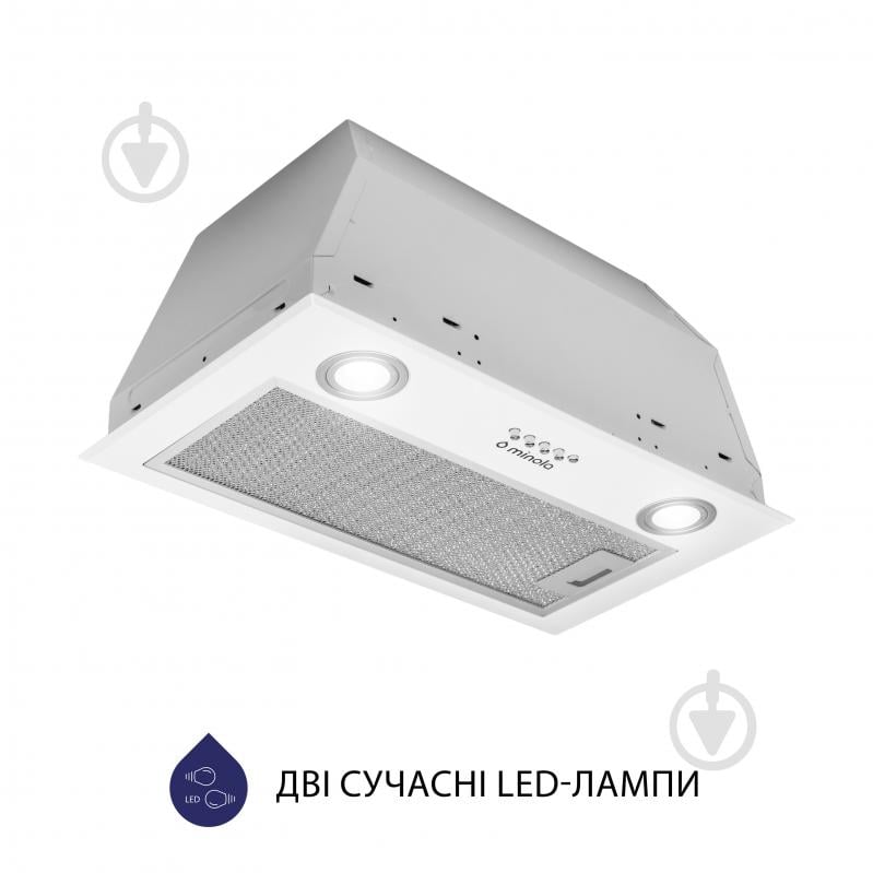 Вытяжка Minola HBI 5722 WH 1200 LED полновстраиваемая - фото 3