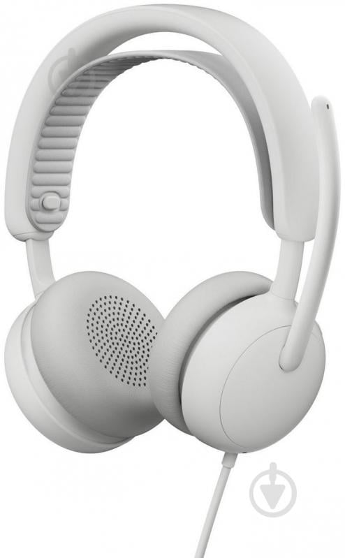 Наушники Logitech ZONE Wired 2 off-white (L981-001621) - фото 4