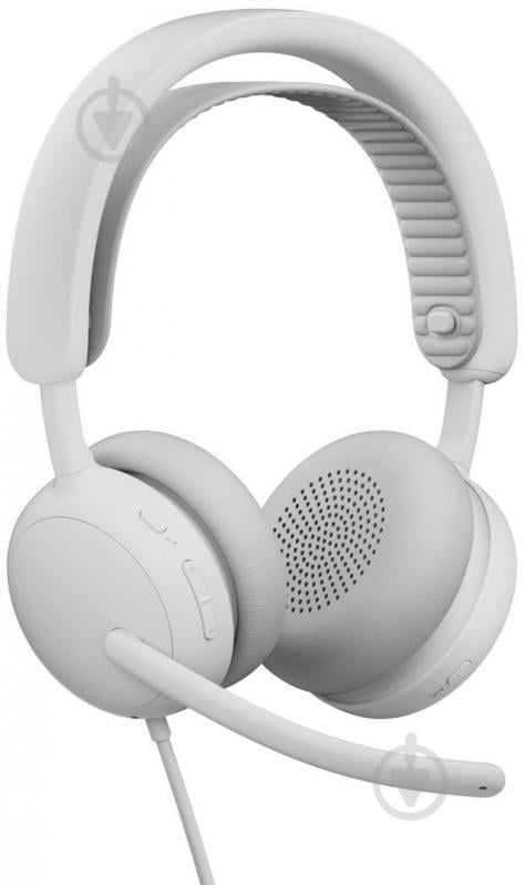 Наушники Logitech ZONE Wired 2 off-white (L981-001621) - фото 1