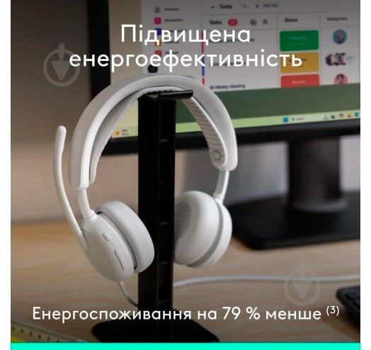 Наушники Logitech ZONE Wired 2 off-white (L981-001621) - фото 12