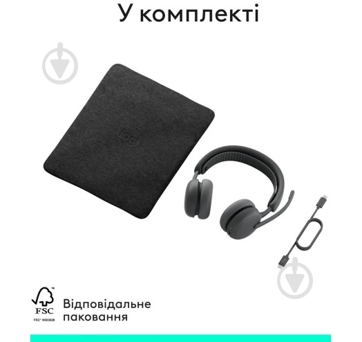 Наушники Logitech ZONE Wireless 2 ES graphite (L981-001503) - фото 14 Наушники Logitech ZONE Wireless 2 ES graphite (L981-001503) - фото 14