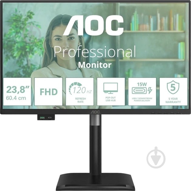 Монитор AOC 23,8" (24P4U) - фото 1 Монитор AOC 23,8" (24P4U) - фото 1