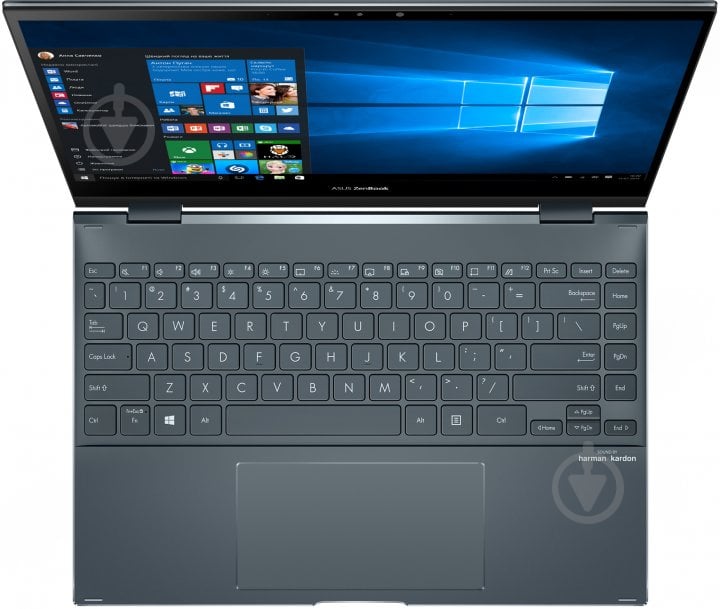 Ноутбук Asus ZenBook Flip UX363JA-EM187T 13,3" (90NB0QT1-M000C0) pine grey - фото 13