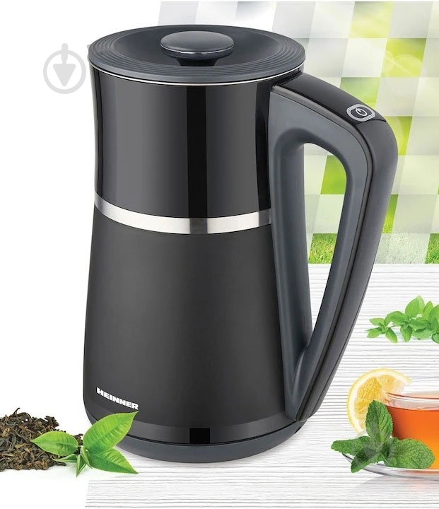 Электрочайник Heinner HEK-D22002WBK - фото 2 Электрочайник Heinner HEK-D22002WBK - фото 2