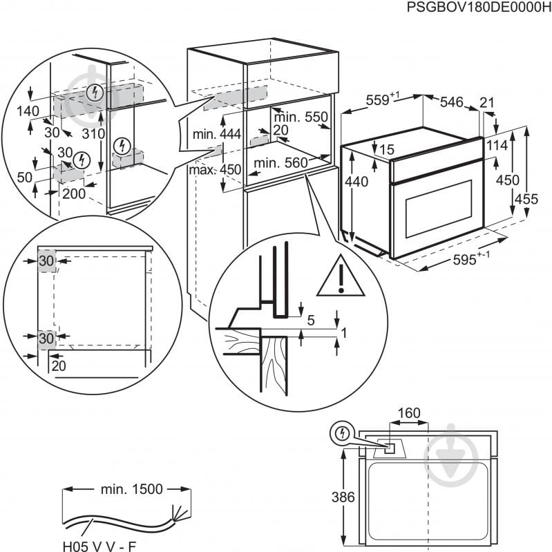 Духова шафа Electrolux VKL8E08WV - фото 4