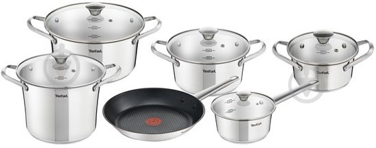 Набор кастрюль Simpleo 11 предметов B815SB74 Tefal - фото 1