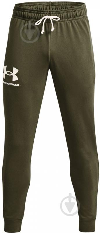 Штани Under Armour RIVAL TERRY JOGGER 1361642-390 р. M хакі - фото 4