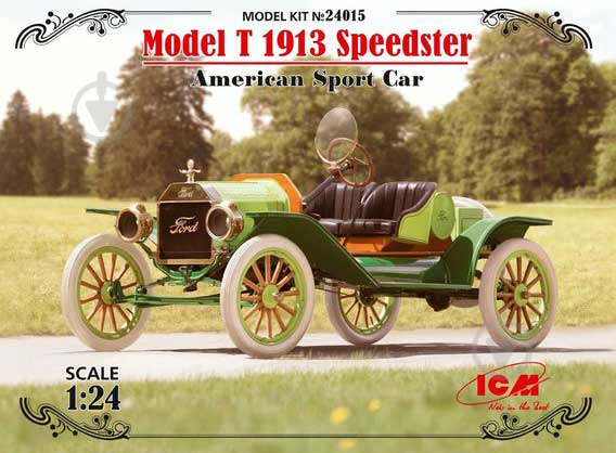 Сборная модель ICM американский спортивный автомобиль T1913 (4823044405145) 1:24 - фото 1