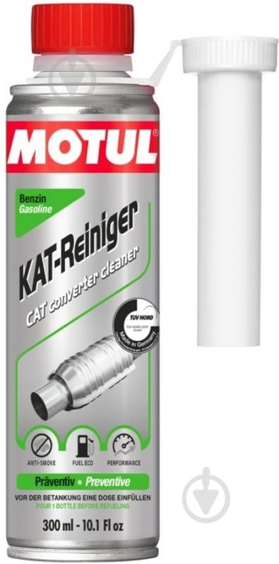 Нейтрализатор выхлопных газов Motul Cat Converter Cleaner 300 мл - фото 1 Нейтрализатор выхлопных газов Motul Cat Converter Cleaner 300 мл - фото 1