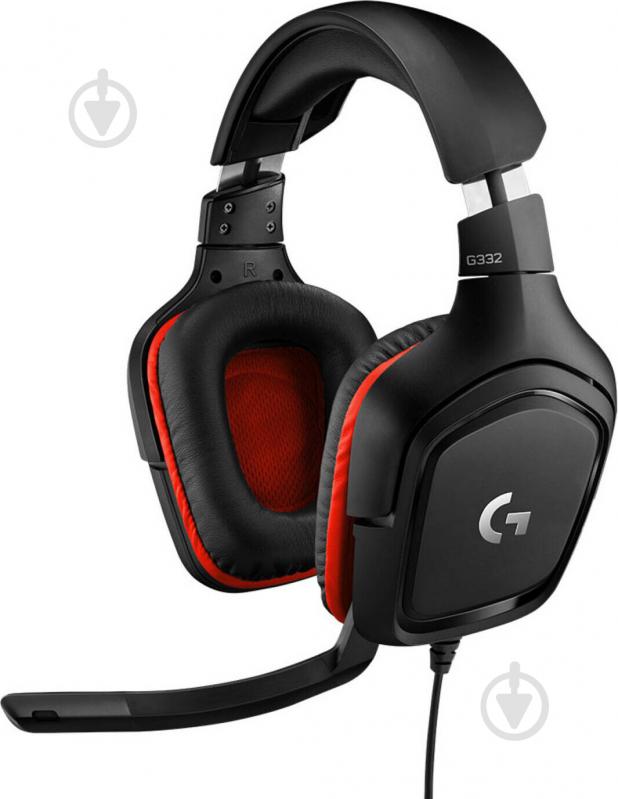 Навушники Logitech G332 red/black (981-000757) з мікрофоном L981-000757 - фото 1