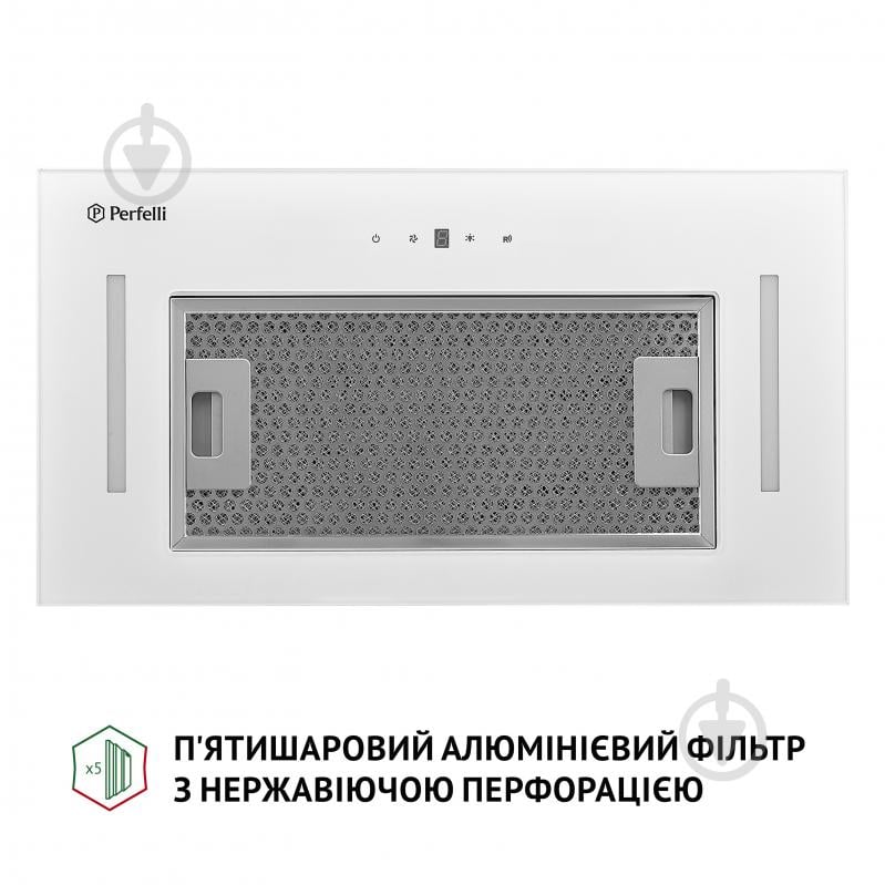 Вытяжка Perfelli BIS 5684 WH 1000 LED полновстраиваемая - фото 4