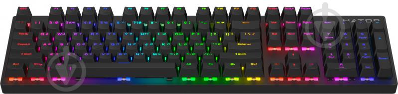 Клавиатура Hator Starfall RGB Hotswap Gateron Red switch (HTK-597) black - фото 4