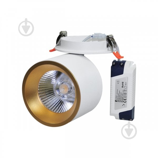 Світильник вбудовуваний (Downlight) Goldlux Haron 20 Вт білий 309464 - фото 2