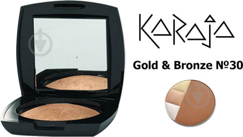 Пудра компактная KARAJA Gold & Bronze 30 7 г - фото 1