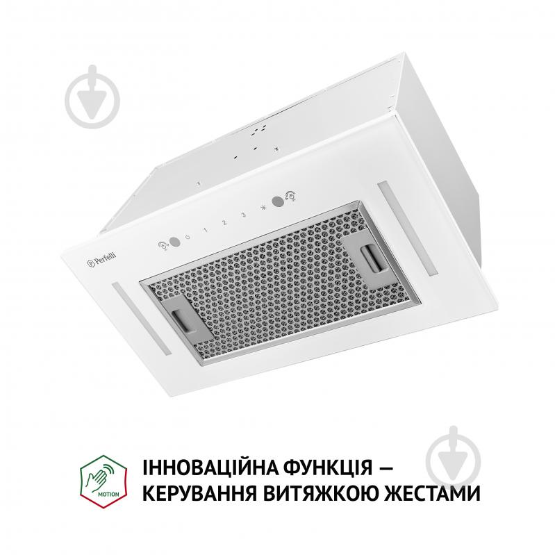 Вытяжка Perfelli BIS 58844 WH 1200 LED полновстраиваемая - фото 3