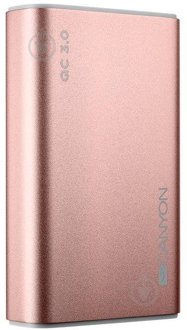 Повербанк Canyon Quick Charge QC3.0 Rose Gold 10000 mAh (CND-TPBQC10RG) - фото 1