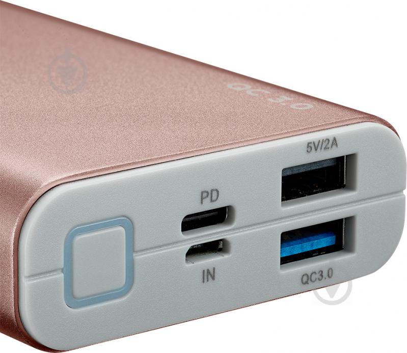 Повербанк Canyon Quick Charge QC3.0 Rose Gold 10000 mAh (CND-TPBQC10RG) - фото 3