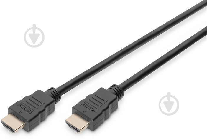 Кабель Digitus HDMI 2 м чорний (AK-330107-020-S) - фото 1