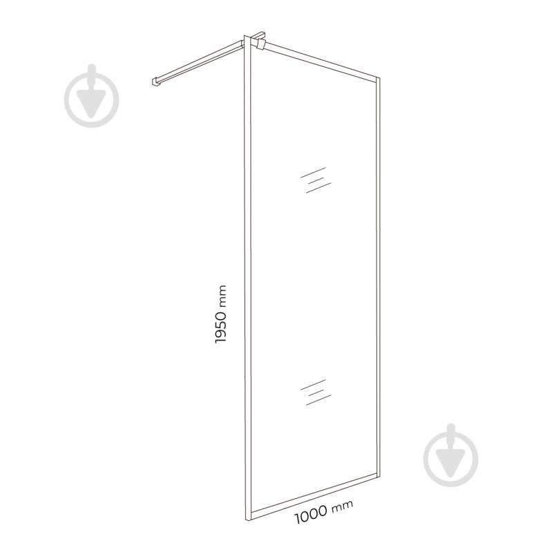Стенка душевая Doosh DO-GL-01 - фото 3