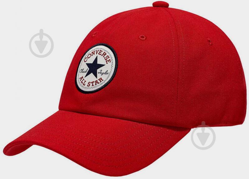 Кепка Converse CHUCK TAYLOR ALL STAR PATCH BASEBALL HAT 10022134-610 OSFA червоний - фото 1