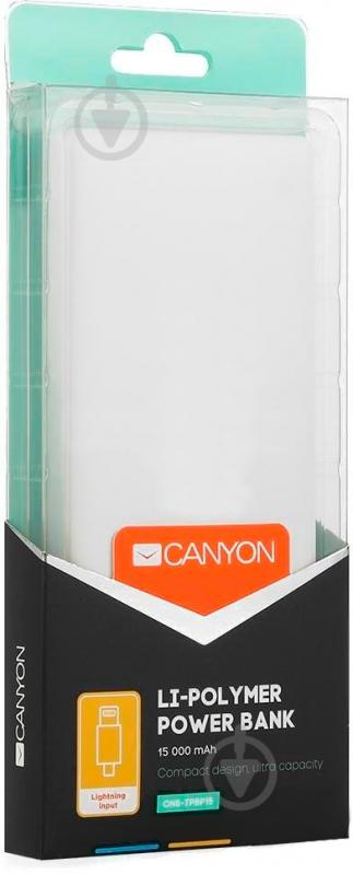 Повербанк Canyon 15000 mAh (CNS-TPBP15W) - фото 4