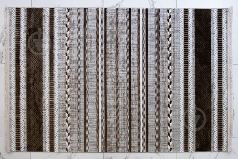 Ковер Karmen Carpet SEATTLE SE004K BEIGE/BEIGE 160x230 см - фото 2