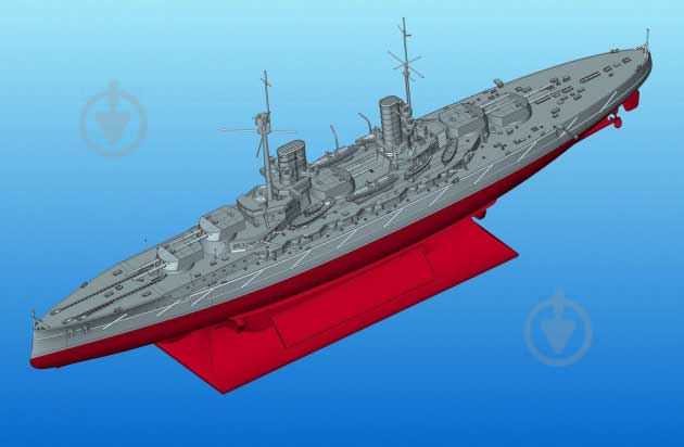 Збірна модель ICM німецький лінійний корабель IМВ Markgraf (4823044405169) 1:700 - фото 10