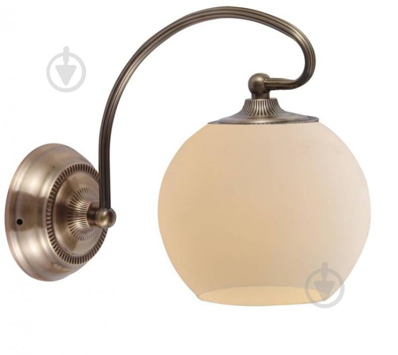 Бра Candellux ORBIT 1x60 Вт E27 білий/коричневий 21-69344 - фото 2