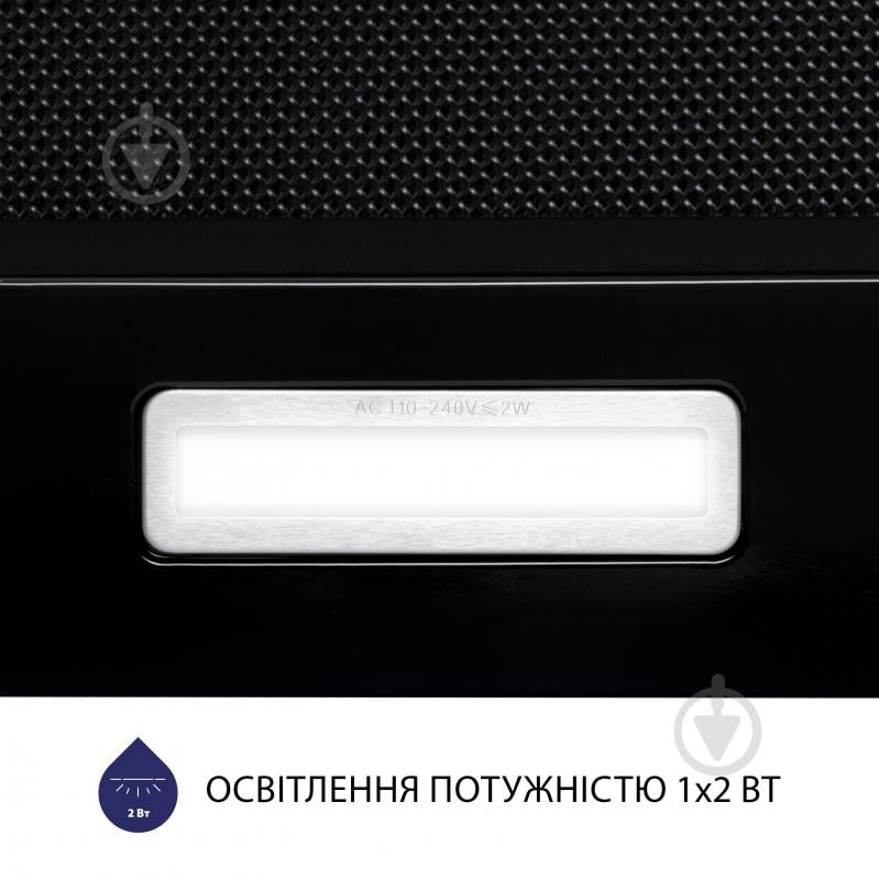 Вытяжка Minola HTLS 6634 BLF 1000 LED GLASS телескопическая - фото 5