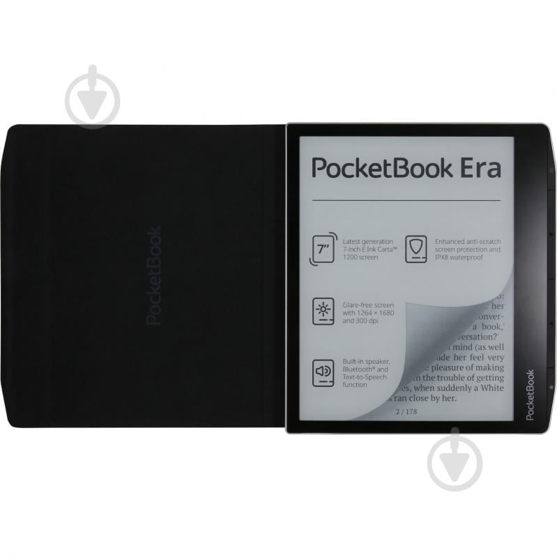 Чехол PocketBook Charge Cover для Era black (HN-QI-PU-700-BK-WW) - фото 4