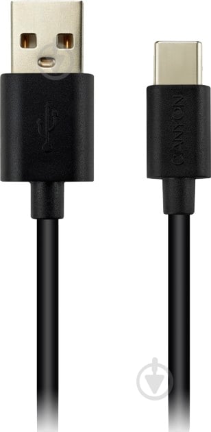 Кабель Canyon USB type C – USB type A 1,8 м black (CNE-USBC2B) - фото 2