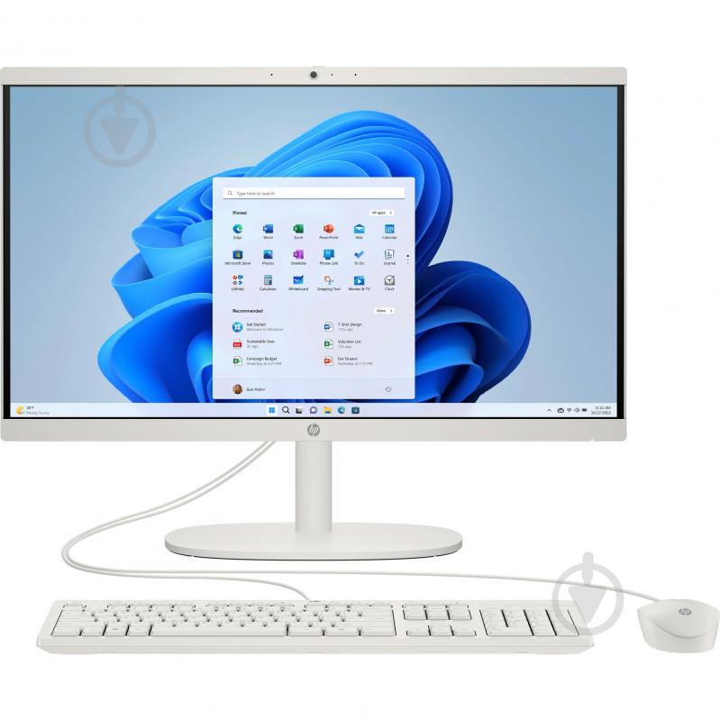 Моноблок HP 22-dg0000ua AiO 21,5" (AE0P1EA) white - фото 1