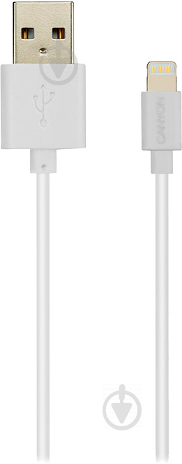 Кабель Canyon USB – Apple Lightning 1 м white (CNS-MFICAB01W) Ultra-Compact MFI - фото 3