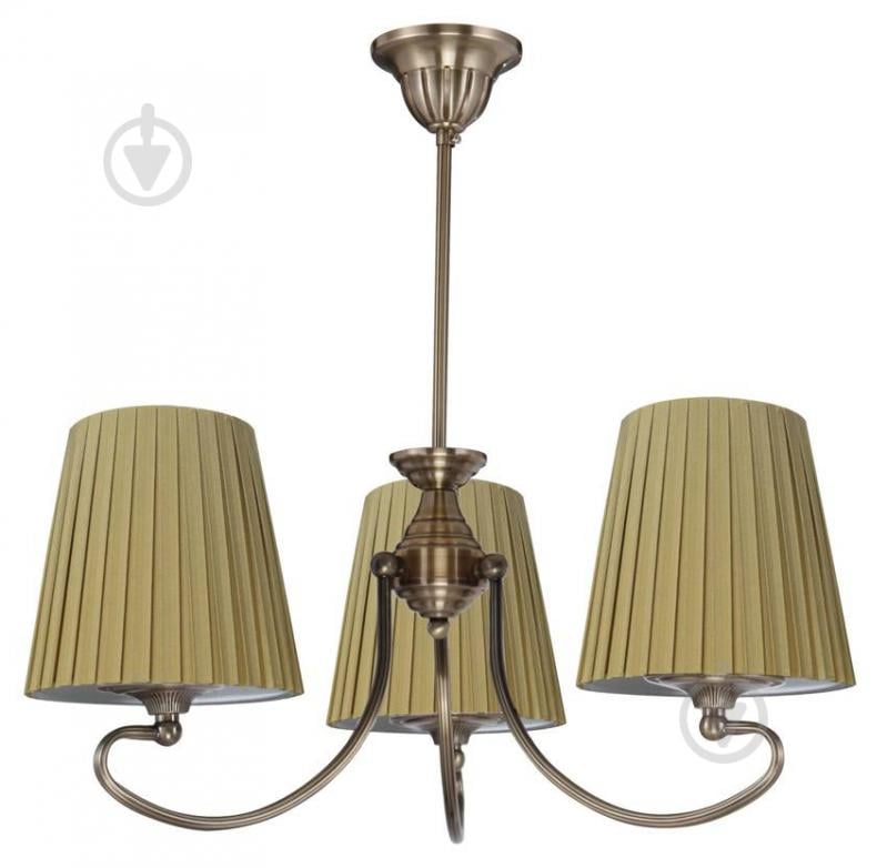 Люстра потолочная Candellux MOZART 3x60 Вт E27 коричневый 33-33970 - фото 1