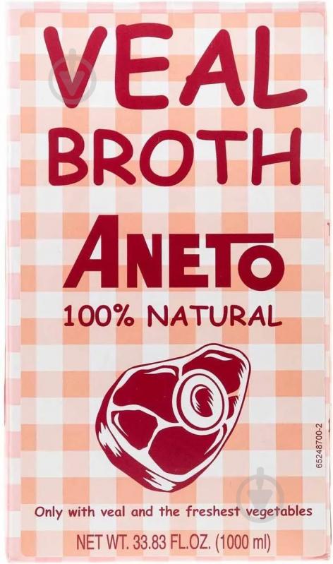 Бульон Aneto 100% natural мясной 1000 мл - фото 1