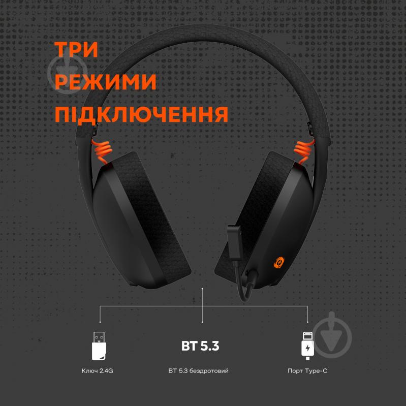 Наушники Canyon Ego GH-13 Wireless Gaming 7.1 black (CND-SGHS13B) - фото 9