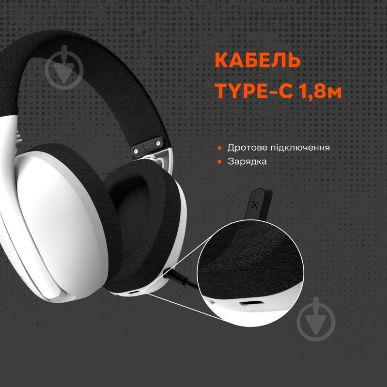 Наушники Canyon Ego GH-13 Wireless Gaming 7.1 white (CND-SGHS13W) - фото 9