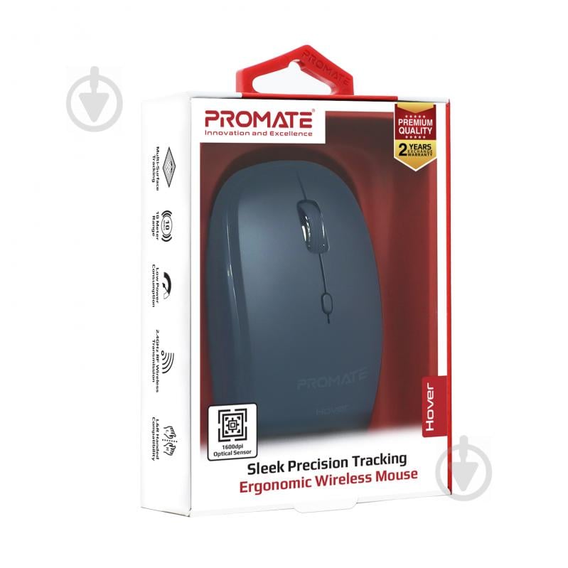 Мишка Promate Hover Wireless Blue - фото 7