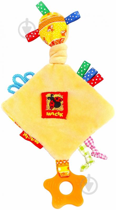 Игрушка развивающая Macик Ромб с прорезывателем МС 030601-02 - фото 1