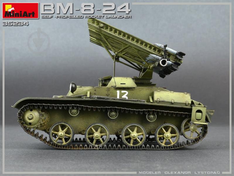 Збірна модель ICM самохідний ракетоносій Launcher BM-8-24 (4820183311856) 1:35 - фото 5