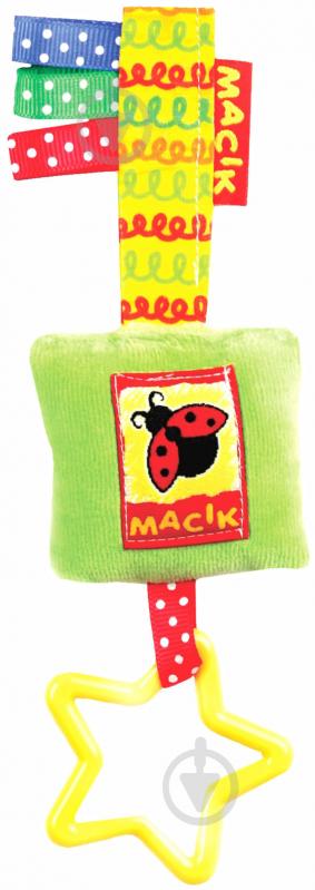 Игрушка-подвеска Macик с прорезывателем МС 110603-01 - фото 1 Игрушка-подвеска Macик с прорезывателем МС 110603-01 - фото 1