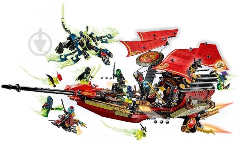 Конструктор LEGO Ninjago Остання битва корабля Скарб долі 70738 - фото 2