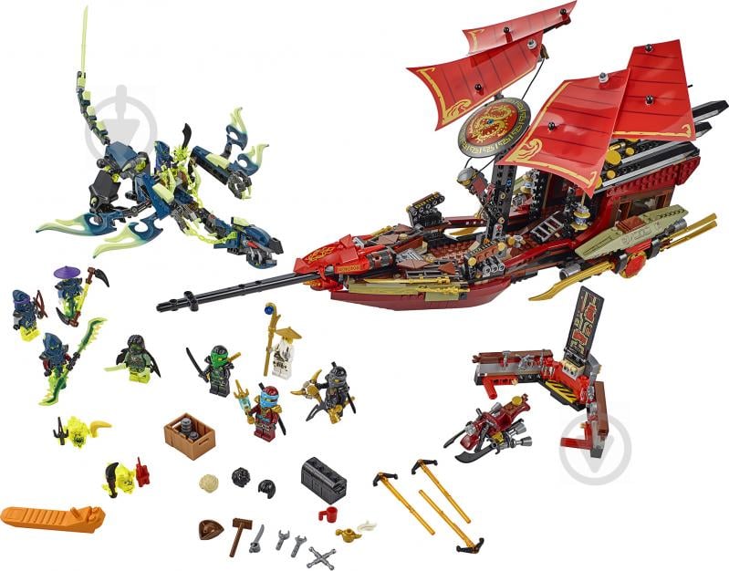 Конструктор LEGO Ninjago Остання битва корабля Скарб долі 70738 - фото 3