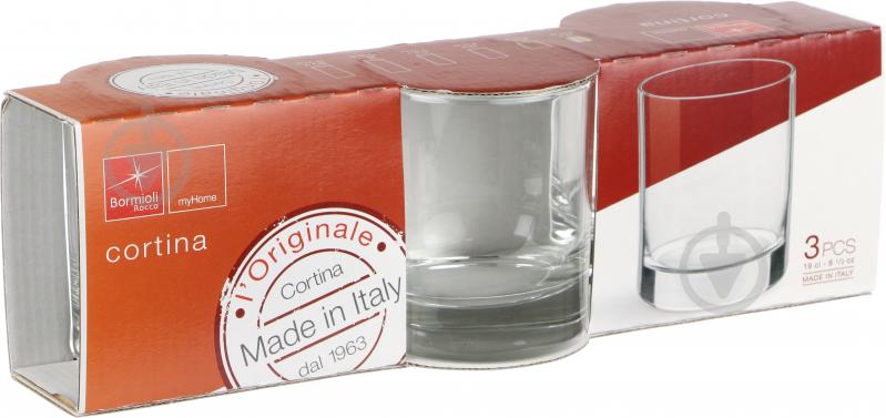 Набор стаканов Bormioli Rocco Cortina 190 мл 3 шт. - фото 2 Набор стаканов Bormioli Rocco Cortina 190 мл 3 шт. - фото 2