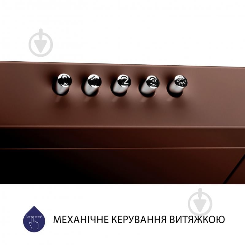 Витяжка Minola HPL 513 BR плоска - фото 8