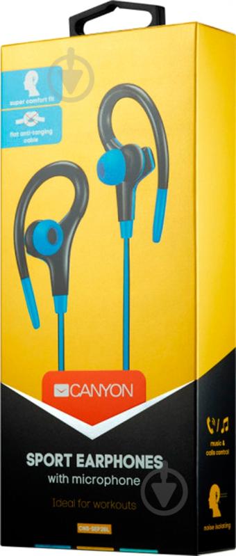 Наушники Canyon blue (CNS-SEP2BL) - фото 5