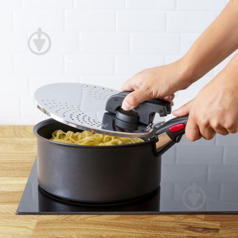 Кришка зливна Ingenio з нержавіючої сталі 14-20 см L9829453 Tefal - фото 7