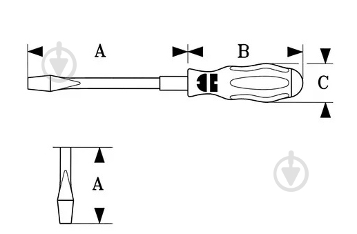 Викрутка WURTH з торцевим ключем гнучкий сетржень WS5X150 Zebra 061328605 - фото 2