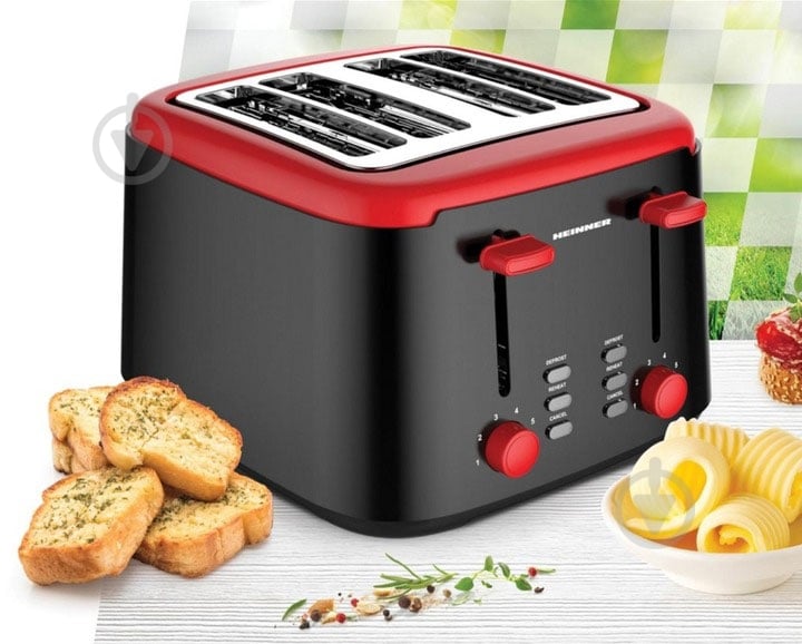 Тостер Heinner HTP-1450BKR - фото 2